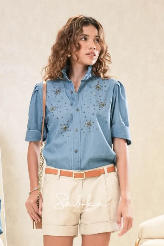 Sabka - Crystal Embellished Shirt