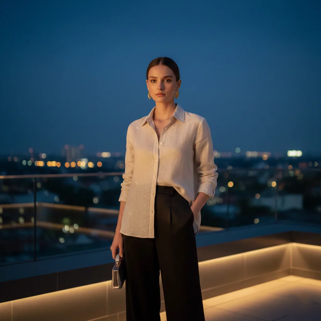 Twilight Threads: How to Style Your Embroidered Shirt for Evening